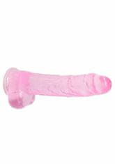 Lovetoy 9" / 23 Cm Realistické Dildo S Kuličkami - Růžové