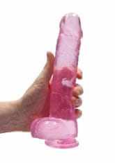 Lovetoy 9" / 23 Cm Realistické Dildo S Kuličkami - Růžové