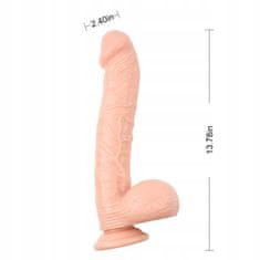 Lovetoy Dildo Realistický Člen Přísavka 35Cm