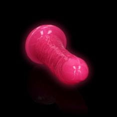 Lovetoy Tenké Realistické Dildo S Přísavkou - Svítí Ve Tmě - 7'' / 18 Cm