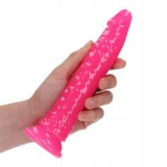 Lovetoy Tenké Realistické Dildo S Přísavkou - Svítí Ve Tmě - 7'' / 18 Cm