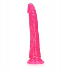 Lovetoy Tenké Realistické Dildo S Přísavkou - Svítí Ve Tmě - 7'' / 18 Cm