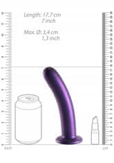 Lovetoy Hladké Silikonové Dildo G-Spot - 7'' / 17 Cm