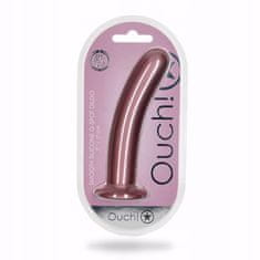 Lovetoy Hladké Silikonové Dildo G-Spot - 7'' / 17 Cm