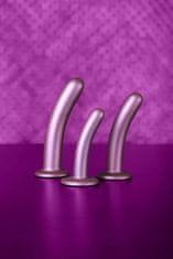 Lovetoy Hladké Silikonové Dildo G-Spot - 7'' / 17 Cm