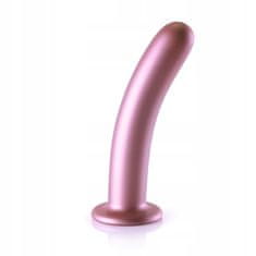 Lovetoy Hladké Silikonové Dildo G-Spot - 7'' / 17 Cm