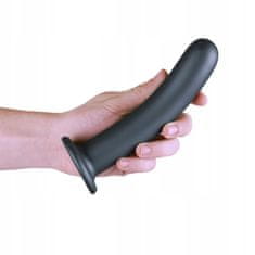 Lovetoy Hladké Silikonové Dildo G-Spot - 7'' / 17 Cm