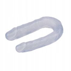 Lovetoy Zahnuté Bílé Žilnaté Dildo Lesbický Sex 18 Cm