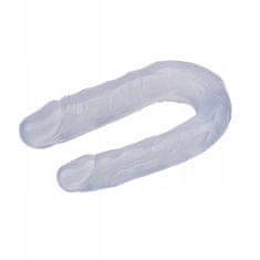 Lovetoy Zahnuté Bílé Žilnaté Dildo Lesbický Sex 18 Cm