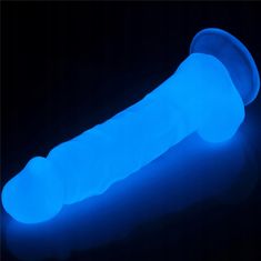 Lovetoy Led Dildo Ohebné Velké Podsvícené 21,5 Cm