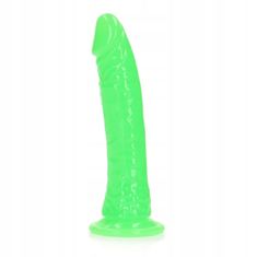 Lovetoy Tenké Realistické Dildo S Přísavkou - Svítí Ve Tmě - 7'' / 18 Cm