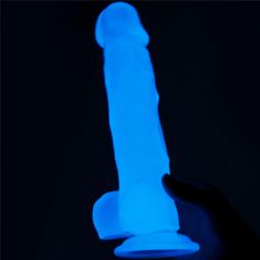 Lovetoy Led Dildo Ohebné Velké Podsvícené 21,5 Cm