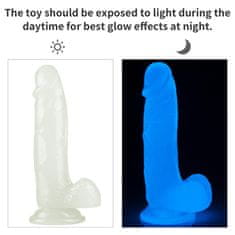 Lovetoy Osvětlené Dildo Umělý Silná Přísavka