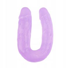 Lovetoy Zahnuté Dvojité Žilnaté Dildo Lesbický Sex 18 Cm