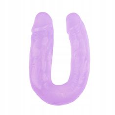 Lovetoy Zahnuté Dvojité Žilnaté Dildo Lesbický Sex 18 Cm