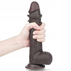 Lovetoy Černošské Dildo Z Dvouvrstvého Materiálu 23 Cm