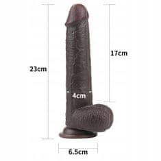 Lovetoy Černošské Dildo Z Dvouvrstvého Materiálu 23 Cm