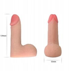 Lovetoy Flexibilní Ohebné Realistické Dildo 13,9 Cm