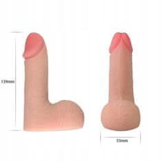 Lovetoy Flexibilní Ohebné Realistické Dildo 13,9 Cm