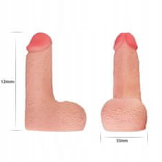 Lovetoy Flexibilní Velmi Ohebný Realistické Dildo