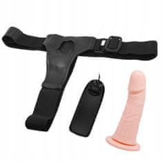 Lovetoy Vibrační Strap-On Odnímatelné Realistické Dildo