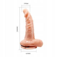 Lovetoy Realistické Dildo S Vibrátorem A Přísavkou 25 Cm