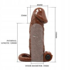 Lovetoy Malé Kompaktní Žilnaté Černé Dildo 15 Cm