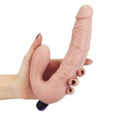 Lovetoy Dvojité Dildo S Výstupky Strap-On Realistické