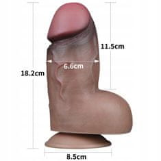 Lovetoy Silné Žilnaté Dildo Realistický Obvod 21,5Cm