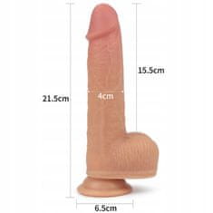 Lovetoy Realistické Dildo S Přísavkou Otočné 21,5 Cm