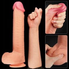 Lovetoy Obrovské Dildo Realistický Vzhled Přísavka 30 Cm