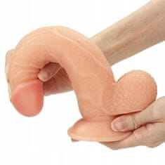 Lovetoy Strap-On Flexibilní Dildo Realistické 21 Cm