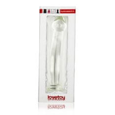 Lovetoy Mírně Zakřivené Průhledné Dildo 18,5 Cm