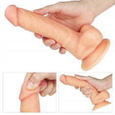 Lovetoy Ohebné Žíly Tlusté S Přísavkou Dildo 20 Cm