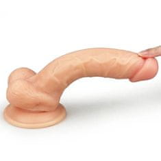 Lovetoy Ohebné Žíly Tlusté S Přísavkou Dildo 20 Cm