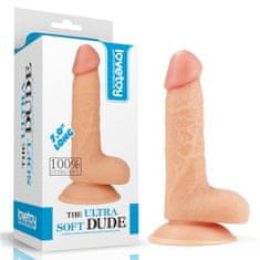 Lovetoy Vyžínaný Tlustý S Přísavkou Dildo 18 Cm