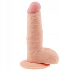 Lovetoy Silné Žilnaté Dildo S Přísavkou A Jadry 18 Cm