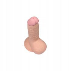 Lovetoy Silné Žilnaté Dildo S Přísavkou A Jadry 18 Cm