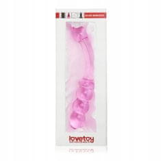 Lovetoy Sladké Růžové Dildo Skleněné Sex 18 Cm