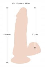 Lovetoy Realistické Měkké Dildo S Přísavkou 20,8 Cm