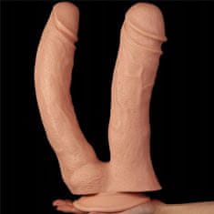 Lovetoy Dvojité Výkonné Dildo Na Sex Vyžínané 33 Cm