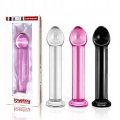 Lovetoy Skleněné Dildo S Rovným Dříkem A Hlavou 16 Cm