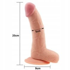 Lovetoy Silné Žilnaté Dildo S Přísavkou A Jadry 20 Cm