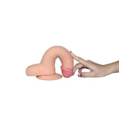 Lovetoy Silné Žilnaté Dildo S Přísavkou A Jadry 20 Cm