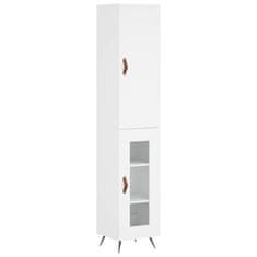 Vidaxl Skříň highboard bílá 34,5 x 34 x 180 cm kompozitní dřevo