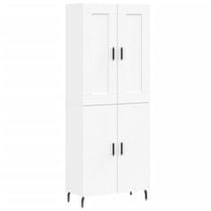 Vidaxl Skříň highboard bílá 69,5 x 34 x 180 cm kompozitní dřevo