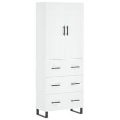 Vidaxl Skříň highboard bílá 69,5 x 34 x 180 cm kompozitní dřevo