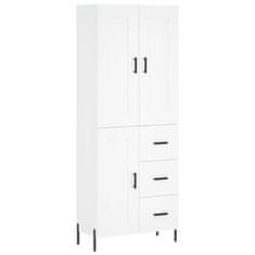 Vidaxl Skříň highboard bílá 69,5 x 34 x 180 cm kompozitní dřevo