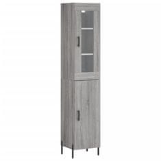 Vidaxl Skříň highboard šedá sonoma 34,5 x 34 x 180 cm kompozitní dřevo