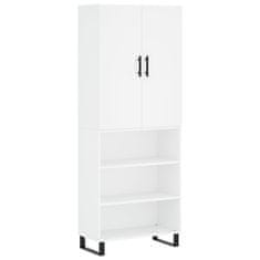 Vidaxl Skříň highboard bílá 69,5 x 34 x 180 cm kompozitní dřevo